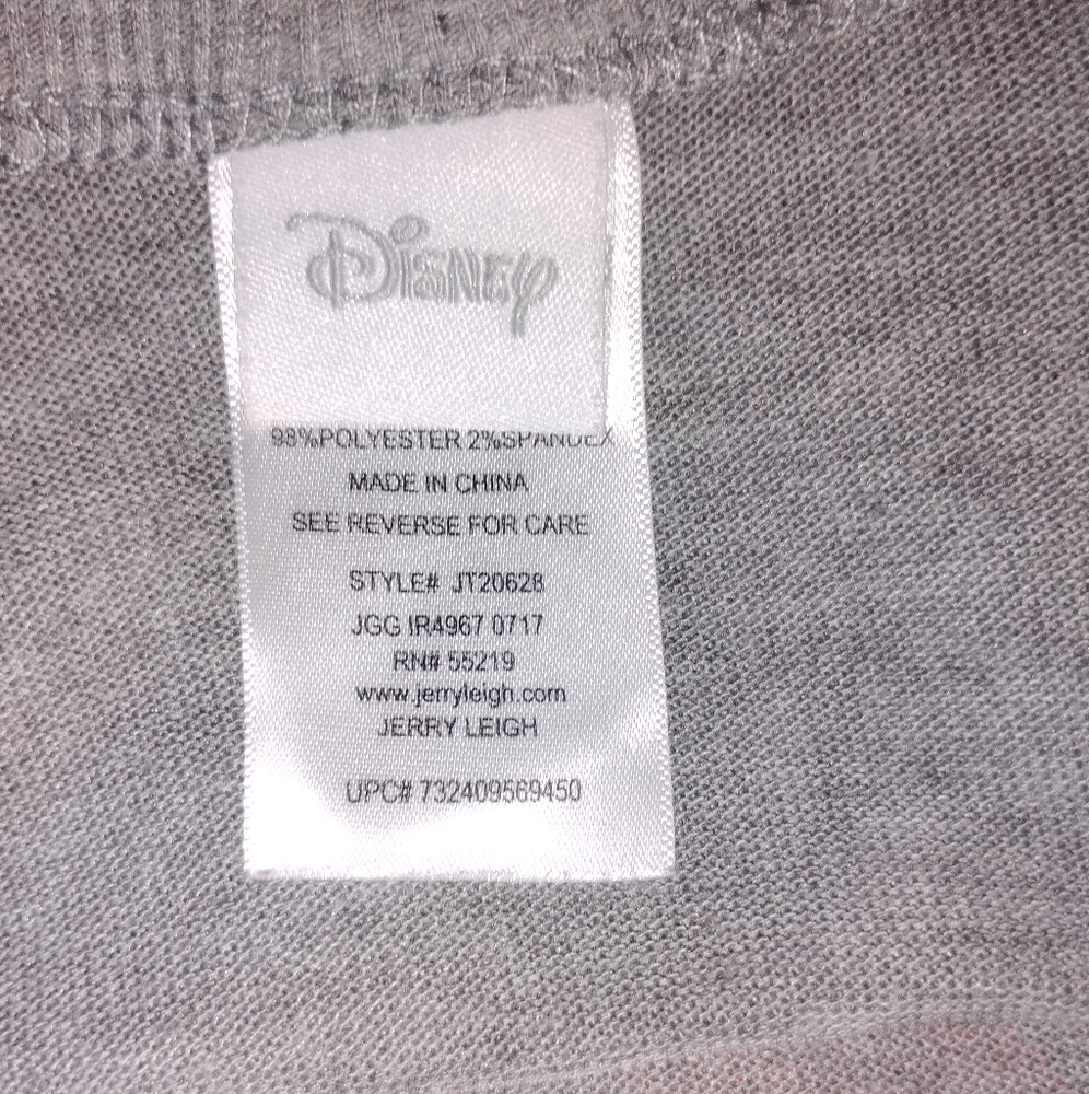 🩶♥️💜  NWOT Disney Minnie Mouse Top Thin Sweater XS Long Sleeved Autumn Fall - Picture 3 of 3